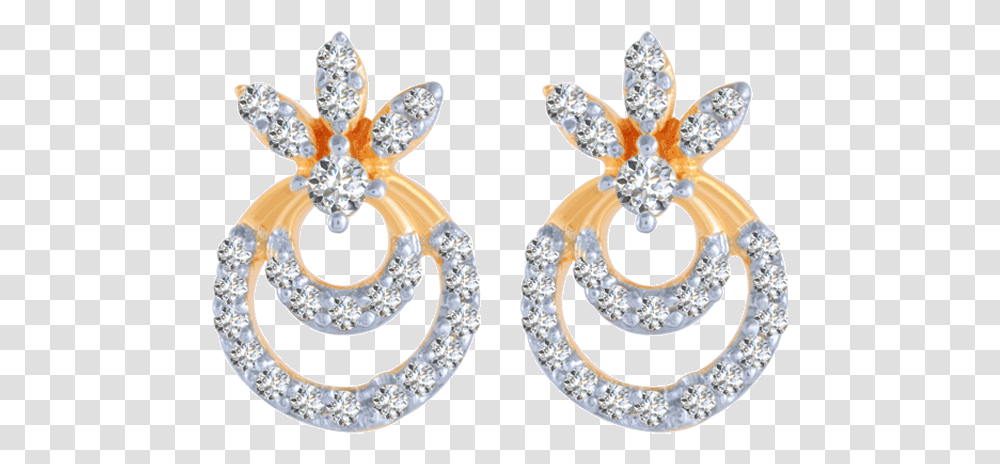 Yellow Gold And Diamond Stud Earrings For Women Earrings, Jewelry, Accessories, Accessory, Gemstone Transparent Png
