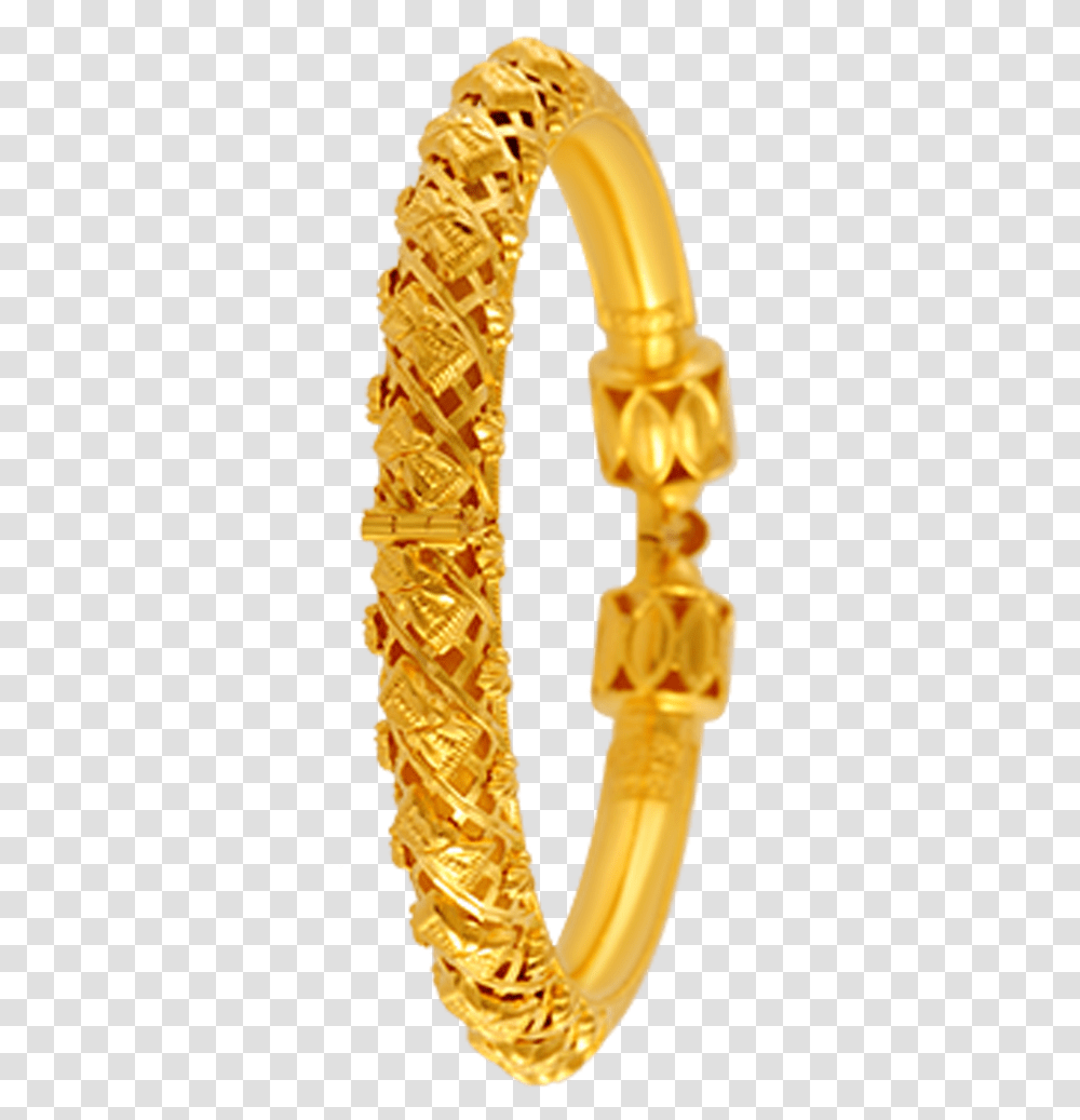 Yellow Gold Bangle For Women Pc Chandra Gold Bala, Treasure, Trophy, Light Transparent Png