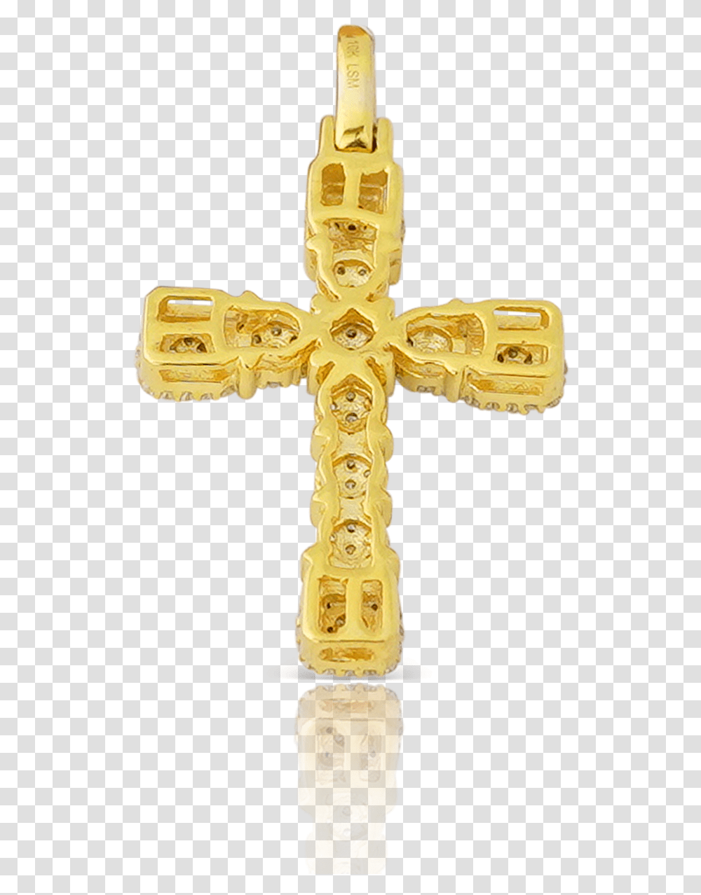 Yellow Gold Cross Pendant Leondre Devries Young, Crucifix Transparent Png
