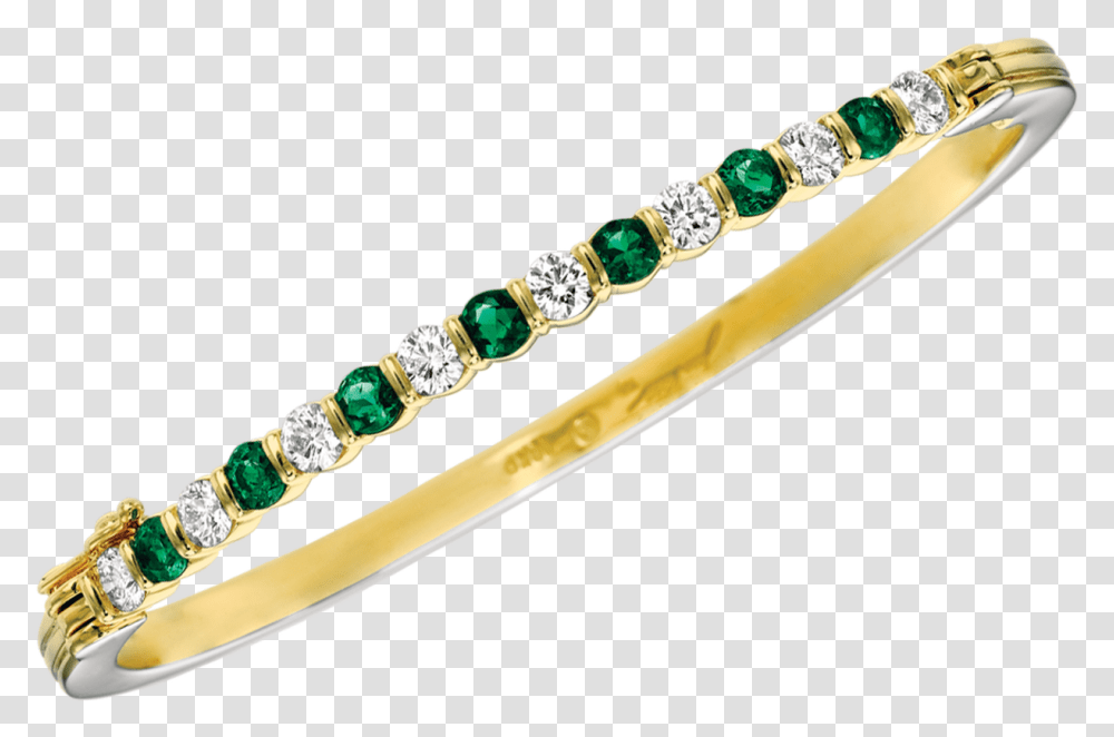 Yellow Gold Diamond And Emerald Bangle Diamond And Emerald Bangle Bracelets, Jewelry, Accessories, Accessory, Gemstone Transparent Png