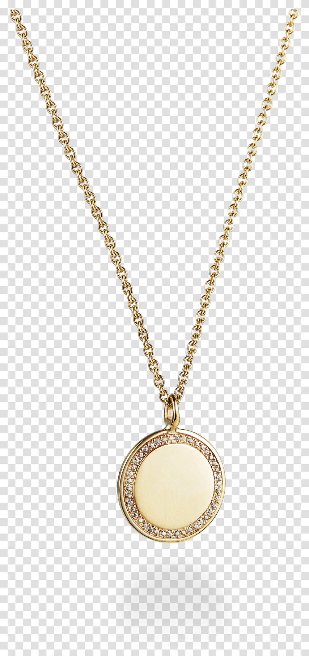 Yellow Gold Diamond Set Round Pendant Pendant, Necklace, Jewelry, Accessories, Accessory Transparent Png