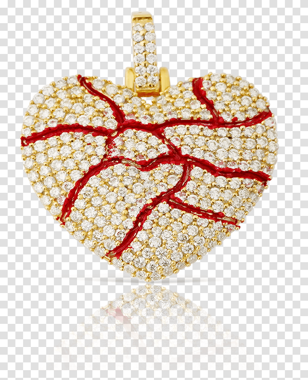 Yellow Gold Diamonds Broken Heart Pendant Broken Heart Pendant, Ornament, Pattern, Accessories, Birthday Cake Transparent Png