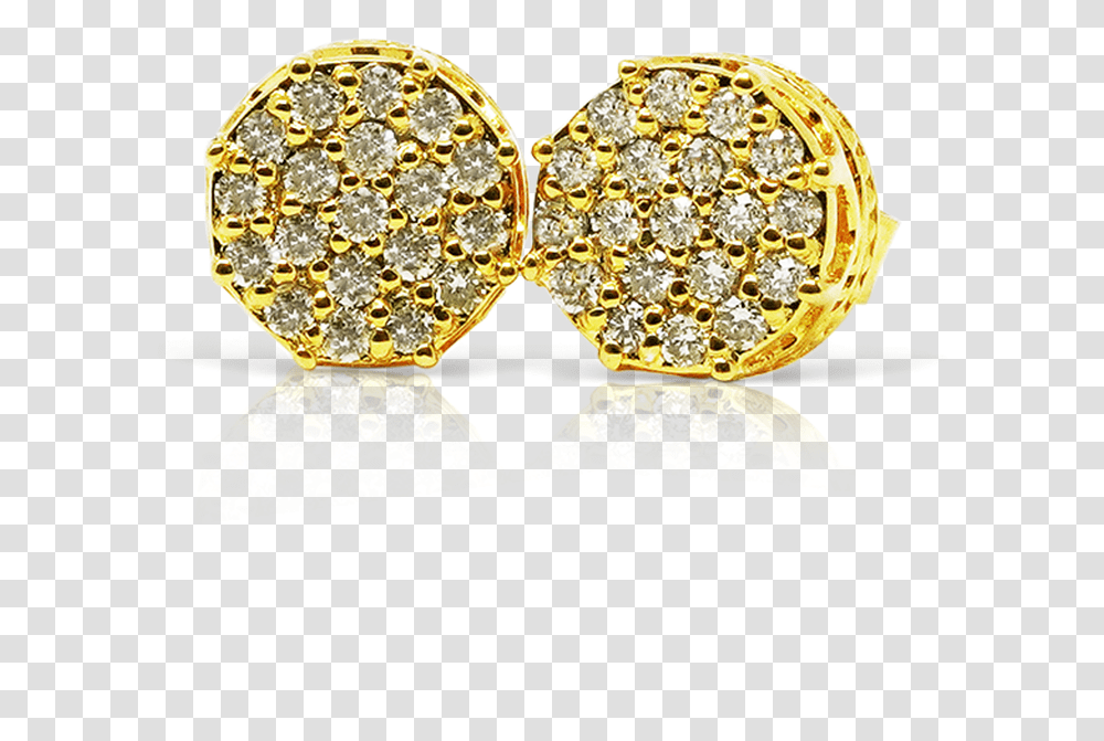Yellow Gold Earrings, Diamond, Gemstone, Jewelry, Accessories Transparent Png