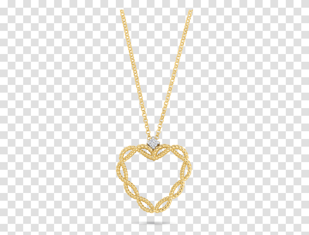 Yellow Gold Heart Pendant With Diamonds Roberto Coin Gold Heart Necklace, Jewelry, Accessories, Accessory, Gemstone Transparent Png