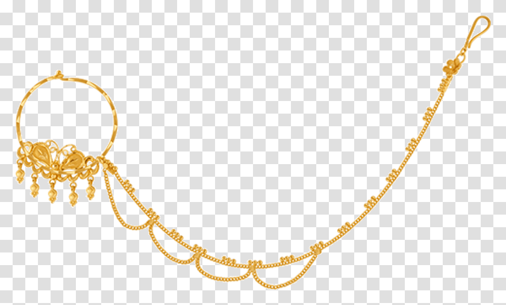 Yellow Gold Nath Wedding Gold Nath Design, Necklace, Jewelry, Accessories, Accessory Transparent Png