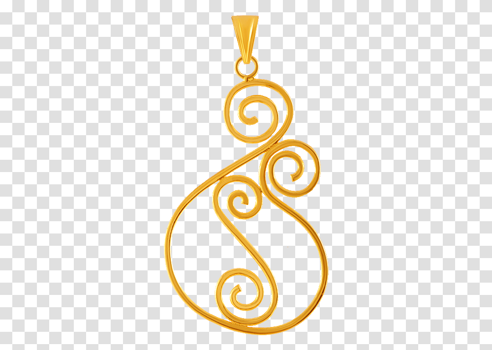 Yellow Gold Pendant For Women Pendant, Alphabet, Accessories Transparent Png