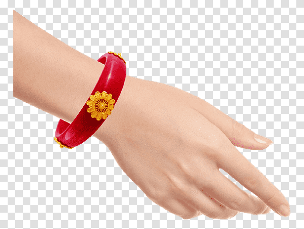 Yellow Gold Pola Bangle For Women Anjali Jewellers Pola Badhano, Person, Human, Accessories, Accessory Transparent Png
