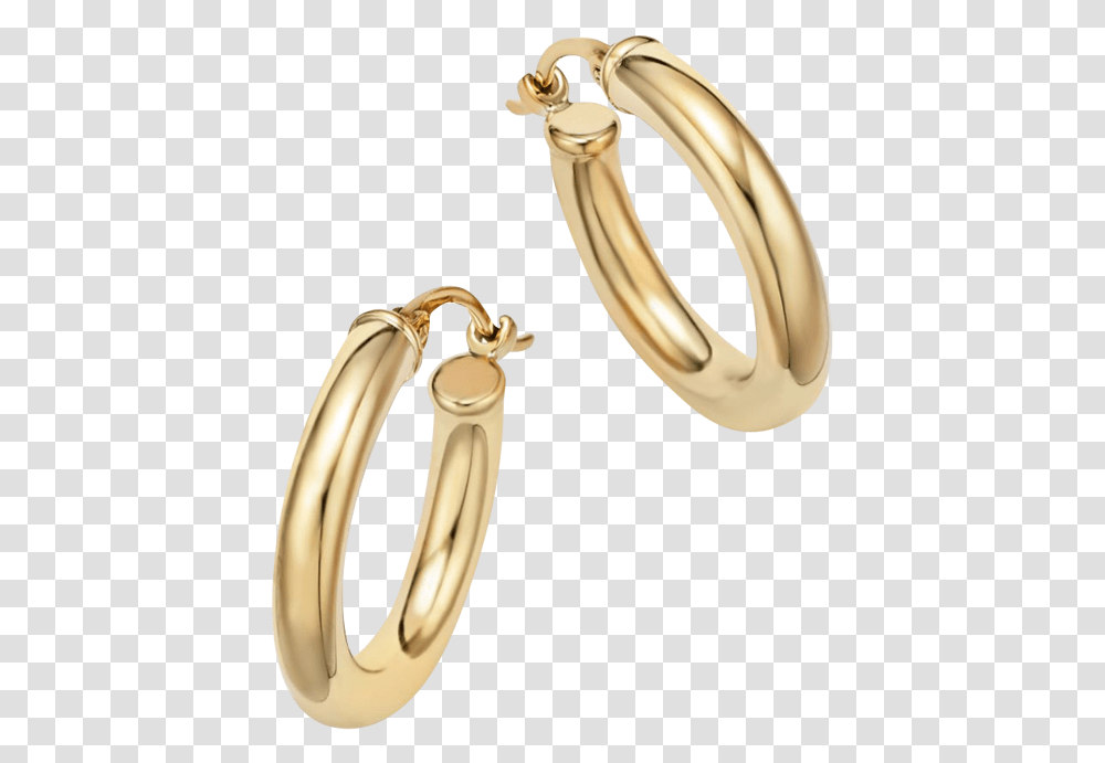 Yellow Gold Tube Hoop Earrings 100 Exclusive 14k Gold Earrings Hoops, Accessories, Accessory, Jewelry, Sink Faucet Transparent Png