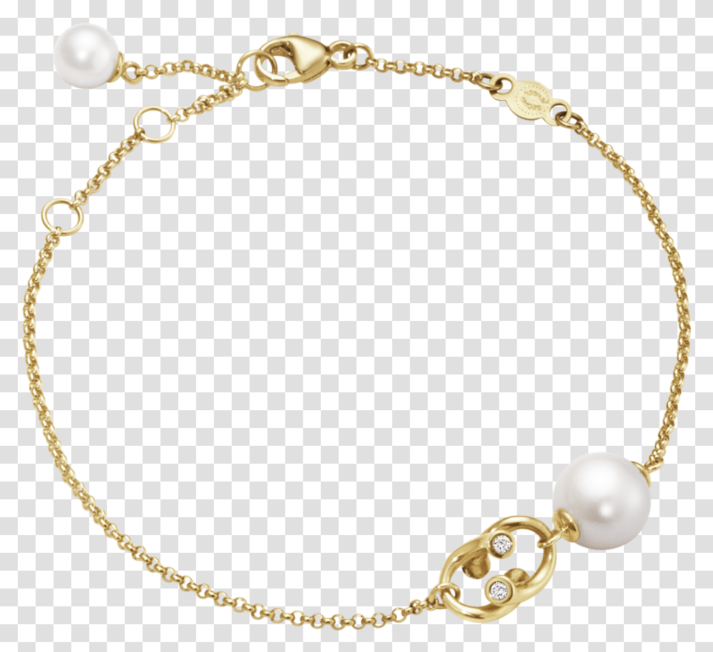 Yellow Gold With Pearls And Diamonds Guld Armbnd Med Perle, Accessories, Accessory, Jewelry, Bracelet Transparent Png