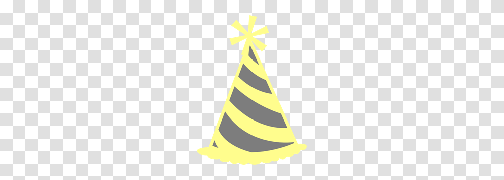 Yellow Gray Party Hat Clip Arts For Web, Apparel Transparent Png