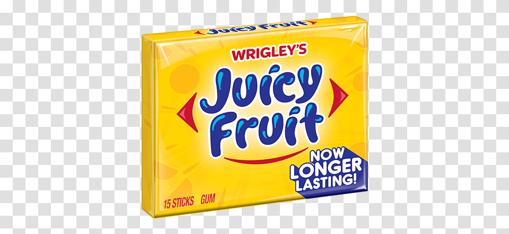 Yellow Gum Juicy Fruit, Food, Candy Transparent Png