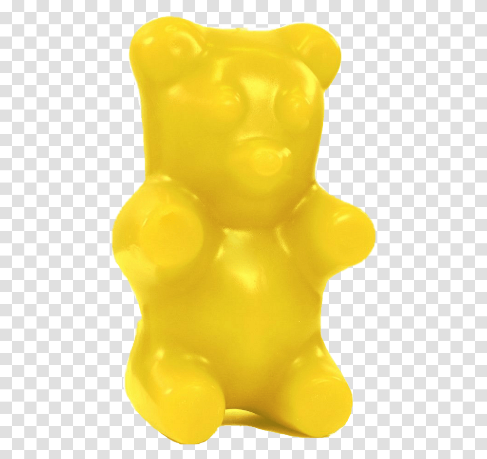 Yellow Gummy Bear Download Yellow Gummy Bear Background, Toy, Furniture, Figurine, Inflatable Transparent Png