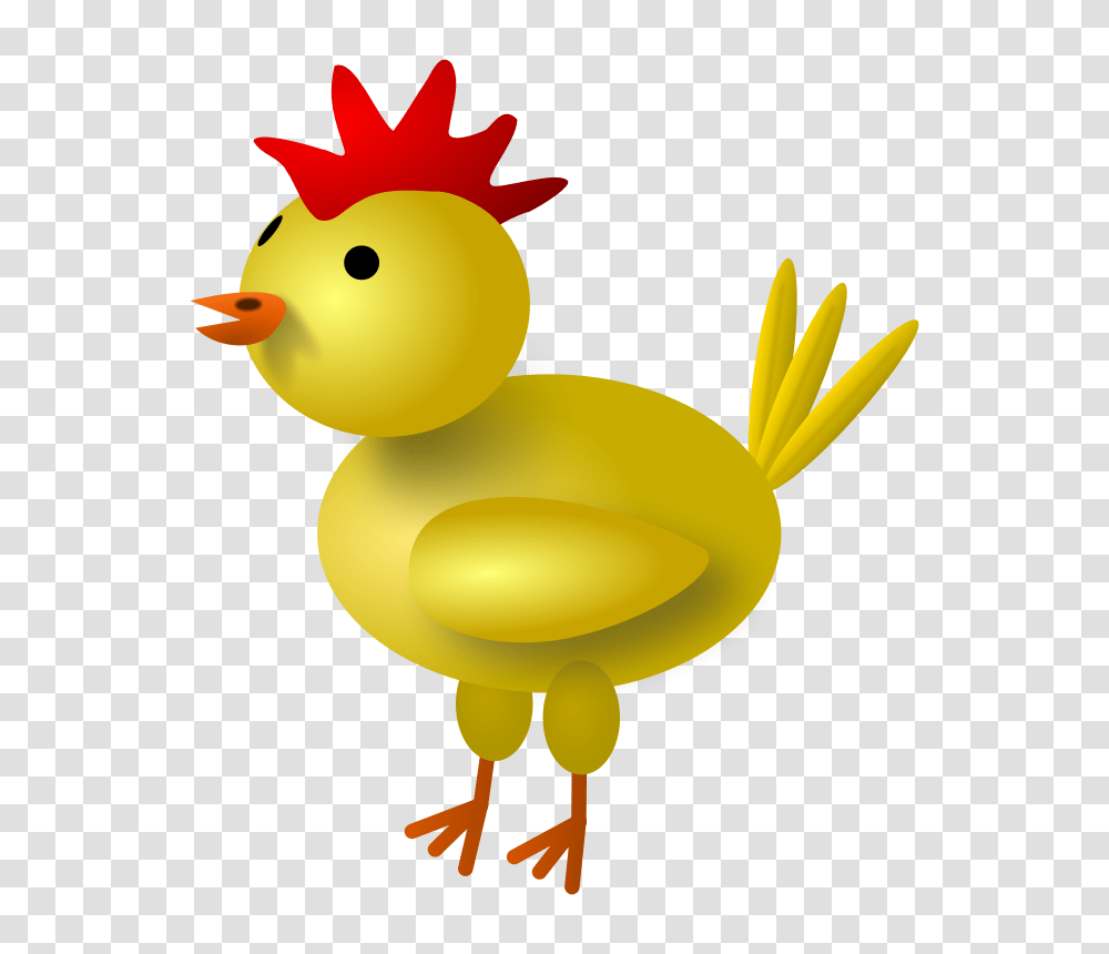 Yellow Hair Chicken Rooster Clip Art, Bird, Animal, Poultry, Fowl Transparent Png