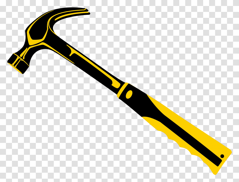 Yellow Hammer Tool Clipart Download Yellow Hammer Tool, Baseball Bat, Team Sport, Sports, Softball Transparent Png