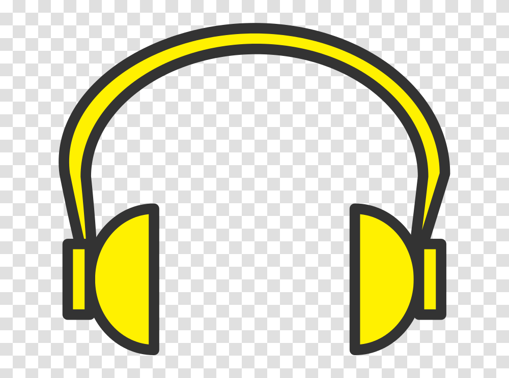 Yellow Headphone, Music, Light, Pillow, Cushion Transparent Png