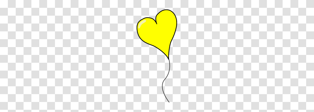 Yellow Heart Balloon Clip Art, Logo, Light, Silhouette Transparent Png