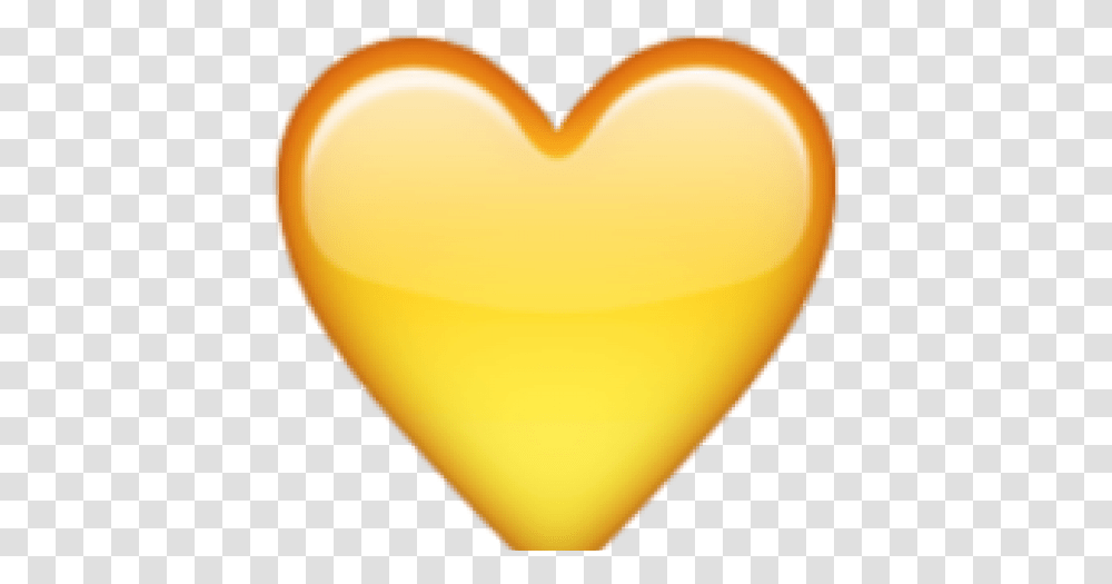 Yellow Heart Cliparts Yellow Love Heart Emoji, Plectrum, Balloon, Lamp, Pillow Transparent Png