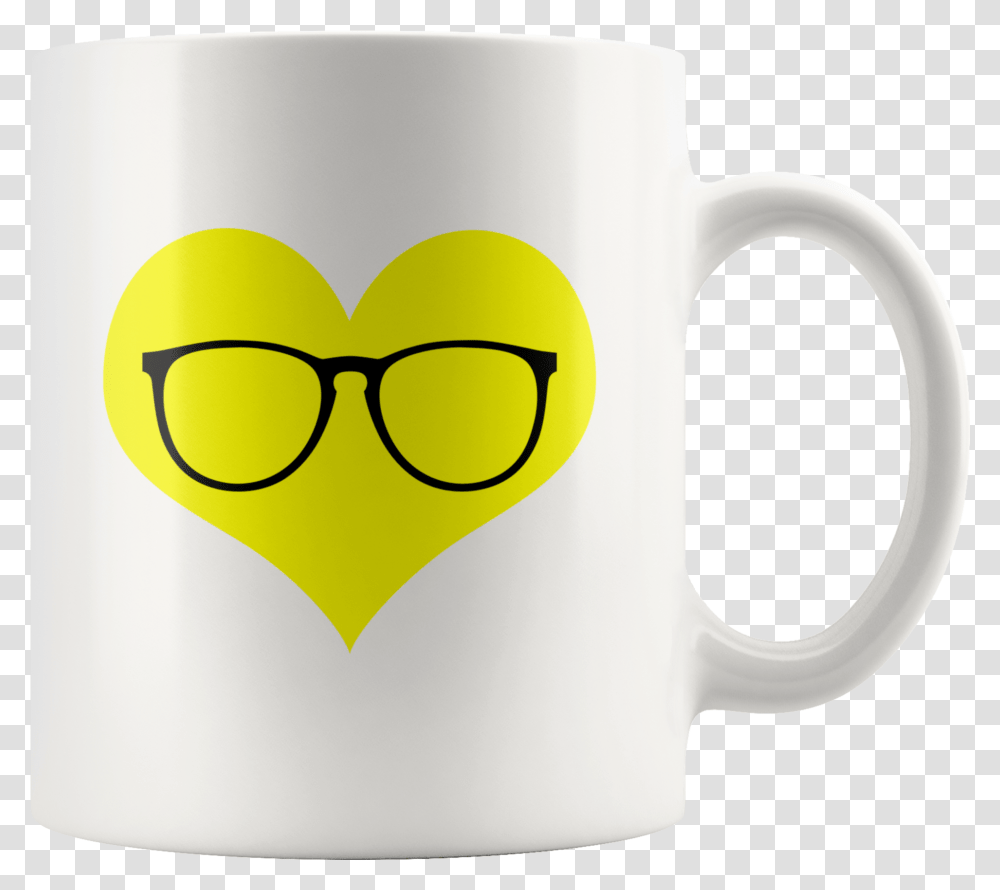 Yellow Heart, Coffee Cup, Soil Transparent Png