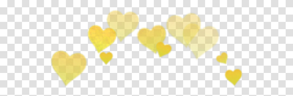 Yellow Heart Crown Heartcrownfreetoedit Yellow Heart Crown Transparent Png