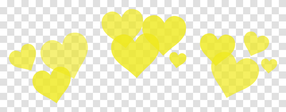 Yellow Heart Crown Yellow Heart Crown, Hand, Recycling Symbol Transparent Png