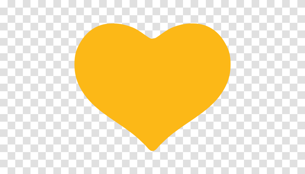 Yellow Heart Emoji For Facebook Email Sms Id, Balloon, Cushion Transparent Png