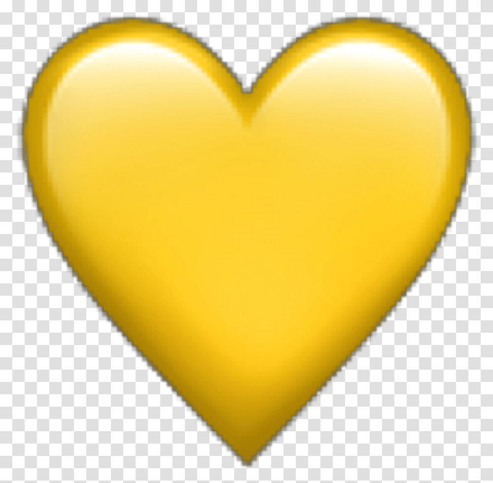 Yellow Heart Emoji Iphone Freetoedit Iphone Yellow Heart Emoji Transparent Png