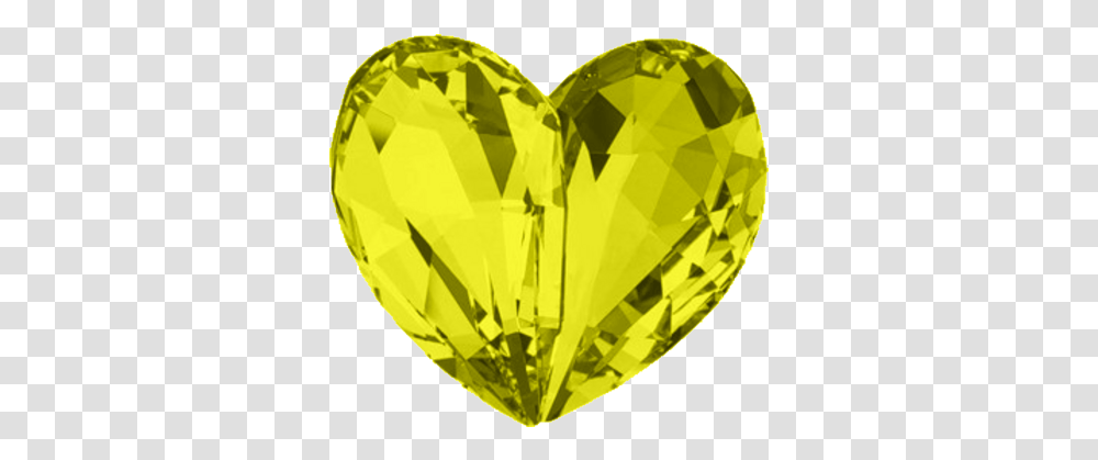 Yellow Heart Gem Psd Paper Lamp Novelty Blue Heart Gem, Gemstone, Jewelry, Accessories, Accessory Transparent Png