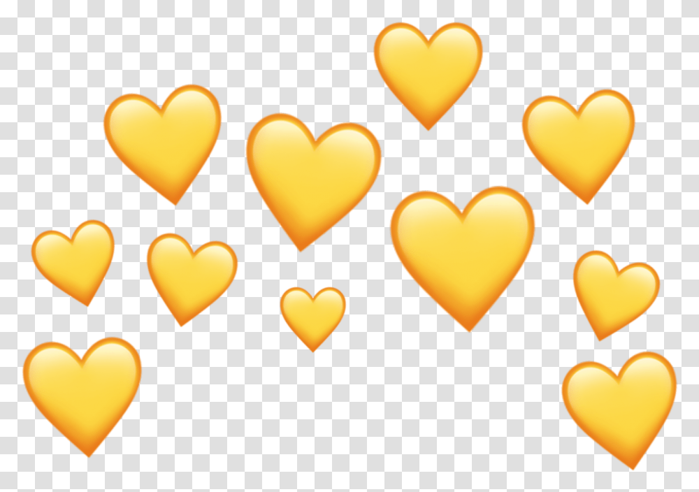 Yellow Heart Heartcrown Crown Aesthetic Tumblr Heart, Interior Design, Indoors, Dating Transparent Png