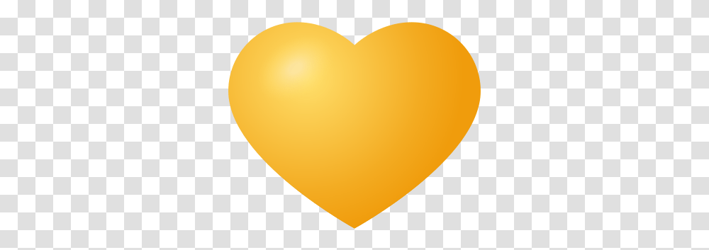 Yellow Heart Icon - Free Download And Vector Yellow Heart Icon, Balloon, Food Transparent Png