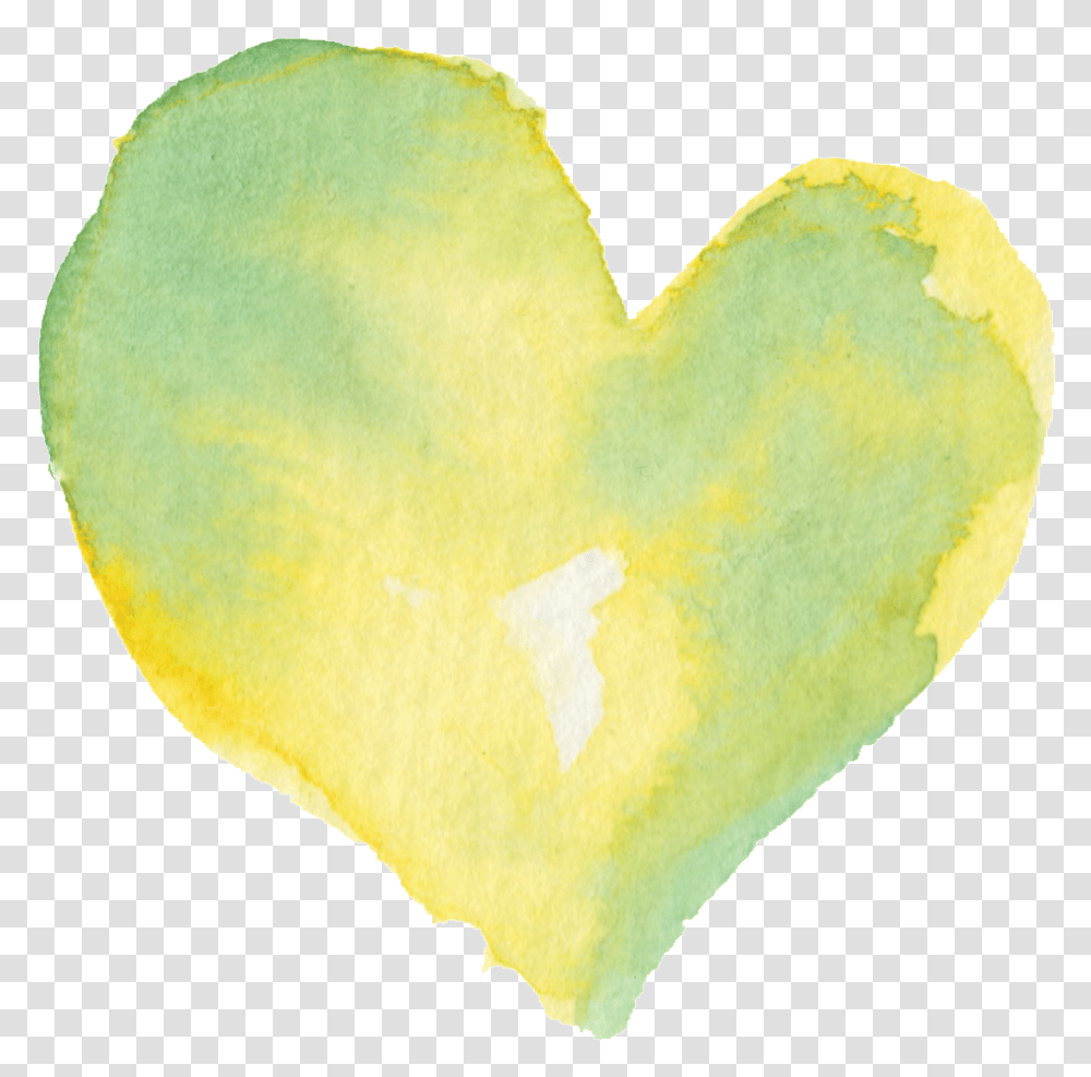 Yellow Heart Love Decorative Free Download Heart, Tennis Ball, Sport, Sports, Cushion Transparent Png