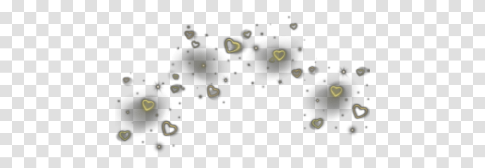 Yellow Hearts Heart Heartcrown Crown Asthetic Cartoon, Astronomy, Outer Space, Universe, Computer Keyboard Transparent Png