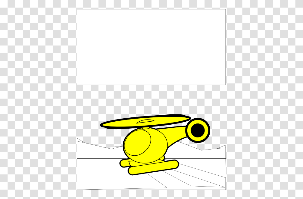 Yellow Helicopter Clip Art, Plot Transparent Png