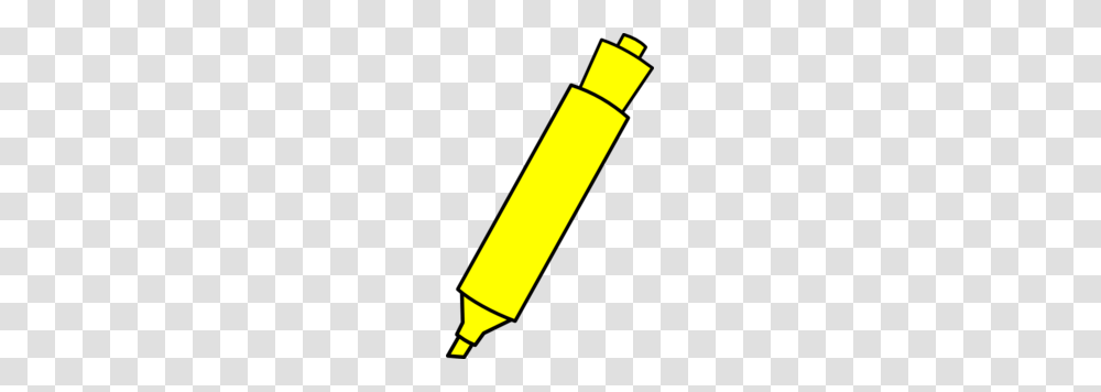 Yellow Highlighter Marker Clip Art, Pencil Transparent Png