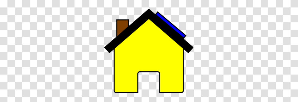 Yellow House And Solar Panel Clip Art, Label, Sign Transparent Png