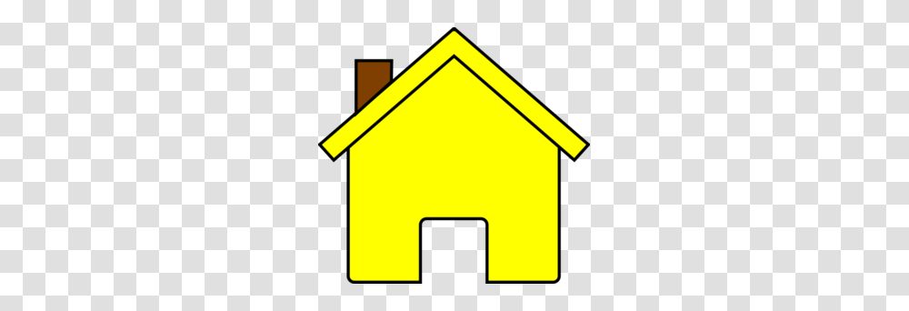 Yellow House Clip Art, Label, Building, Tabletop Transparent Png