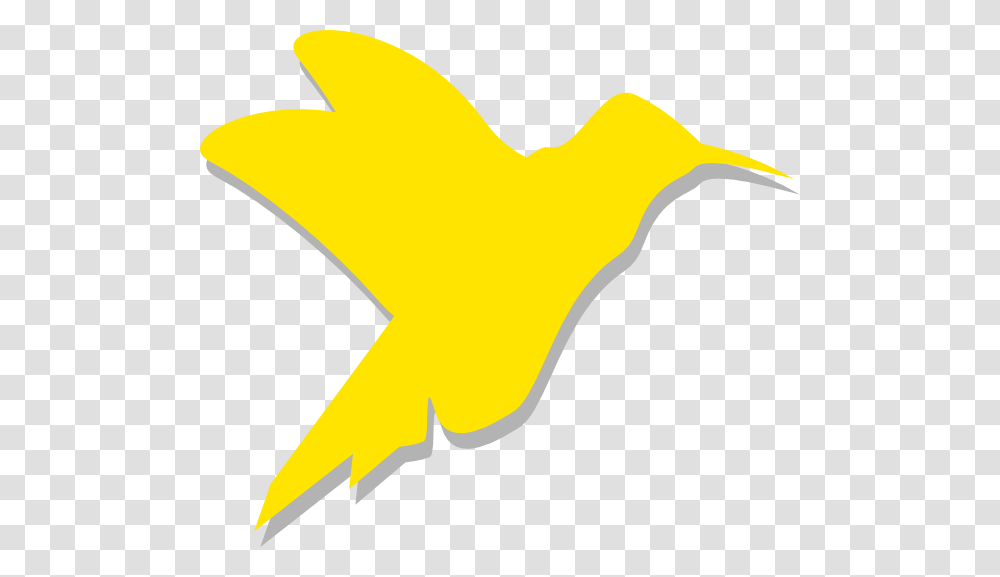 Yellow Hummingbird Silhouette Clip Art For Web, Leaf, Plant, Star Symbol Transparent Png