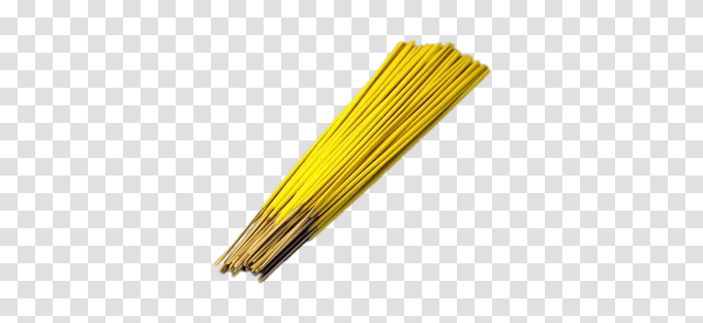 Yellow Incense Sticks, Brush, Tool Transparent Png