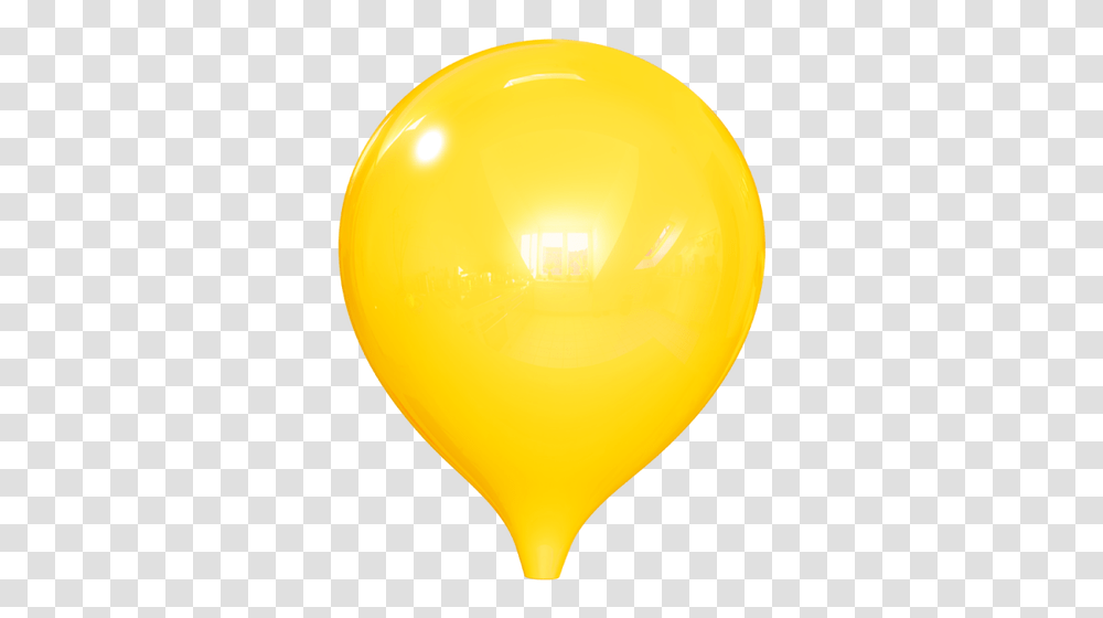 Yellow Indoor Balloon, Light Transparent Png