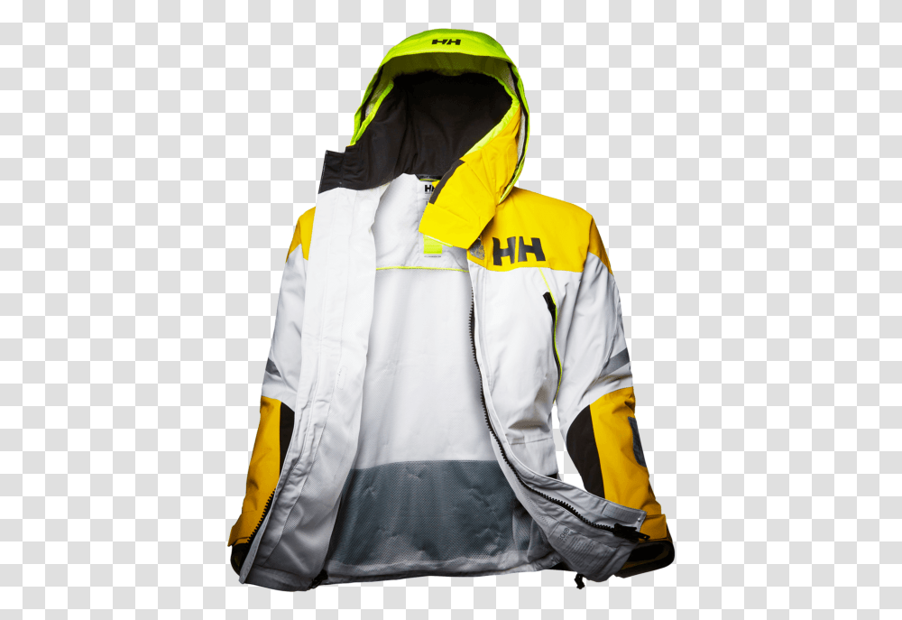 Yellow Jacket Helly Hansen Skagen Offshore Jacket, Apparel, Coat, Raincoat Transparent Png