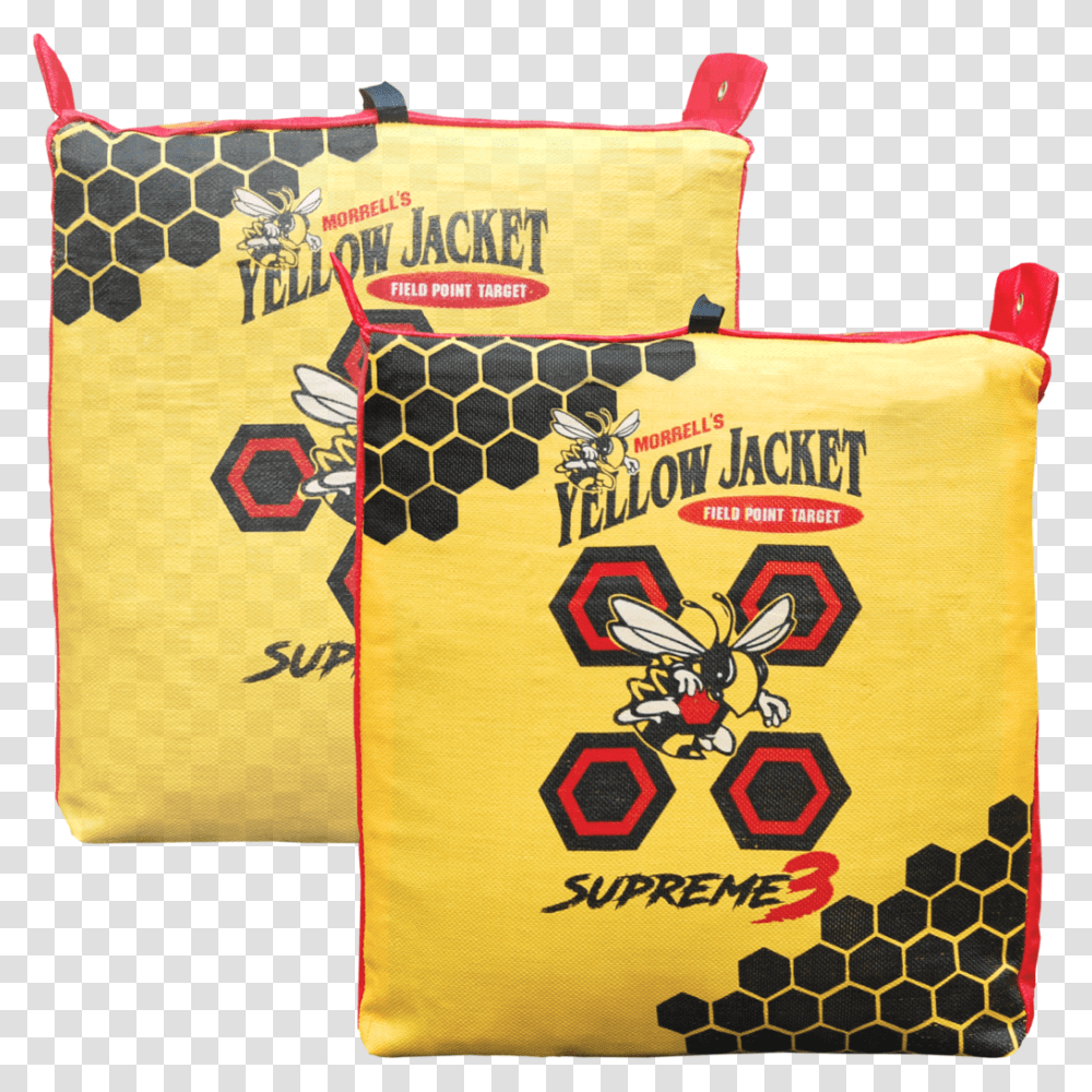 Yellow Jacket Supreme 3 Field Point Archery Target Archery Target Yellow Jacket, Apparel, Food, Bag Transparent Png