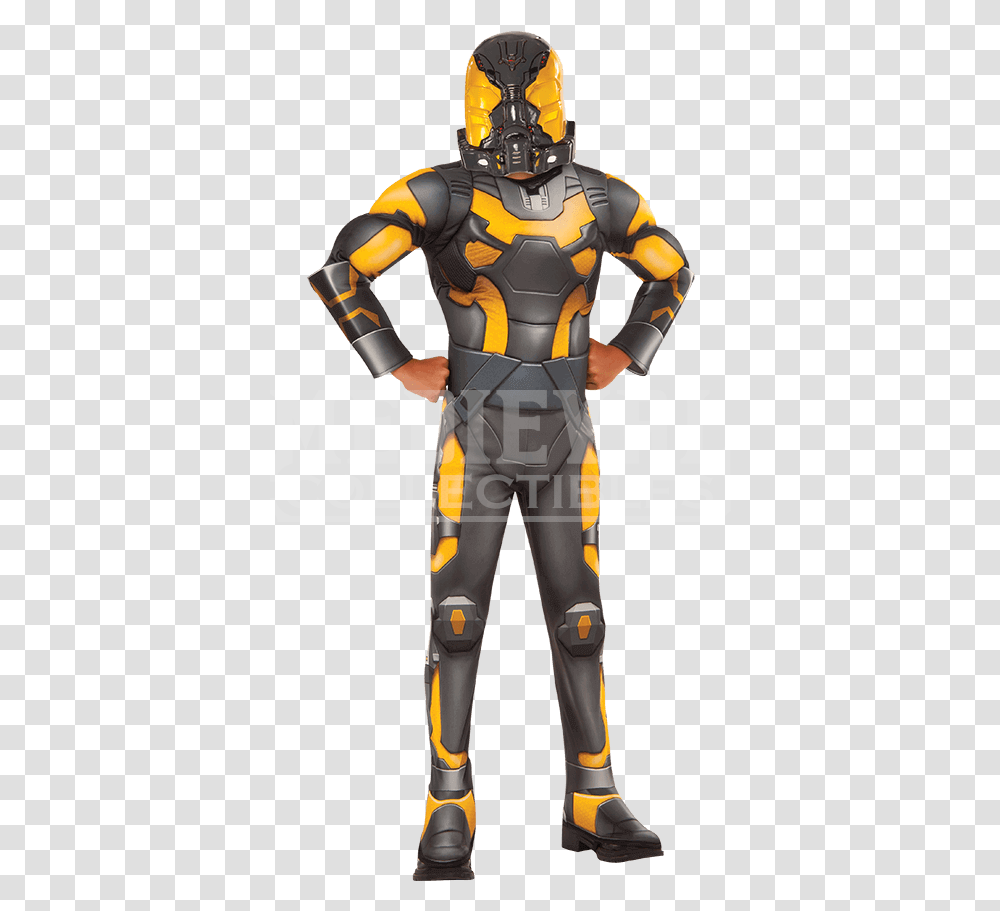 Yellow Jacket Yellow Jacket Ant Man Costume, Helmet, Person, Robot Transparent Png