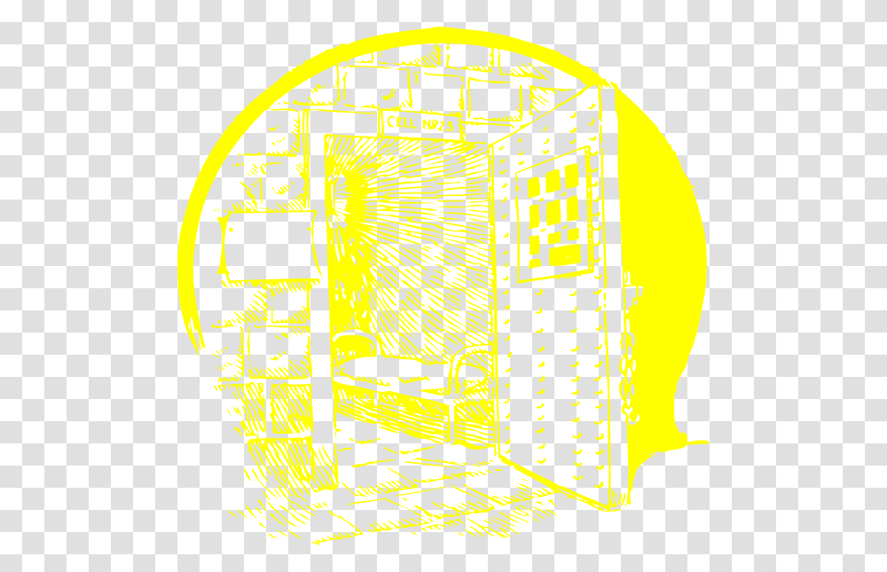 Yellow Jail Cell, Drawing Transparent Png