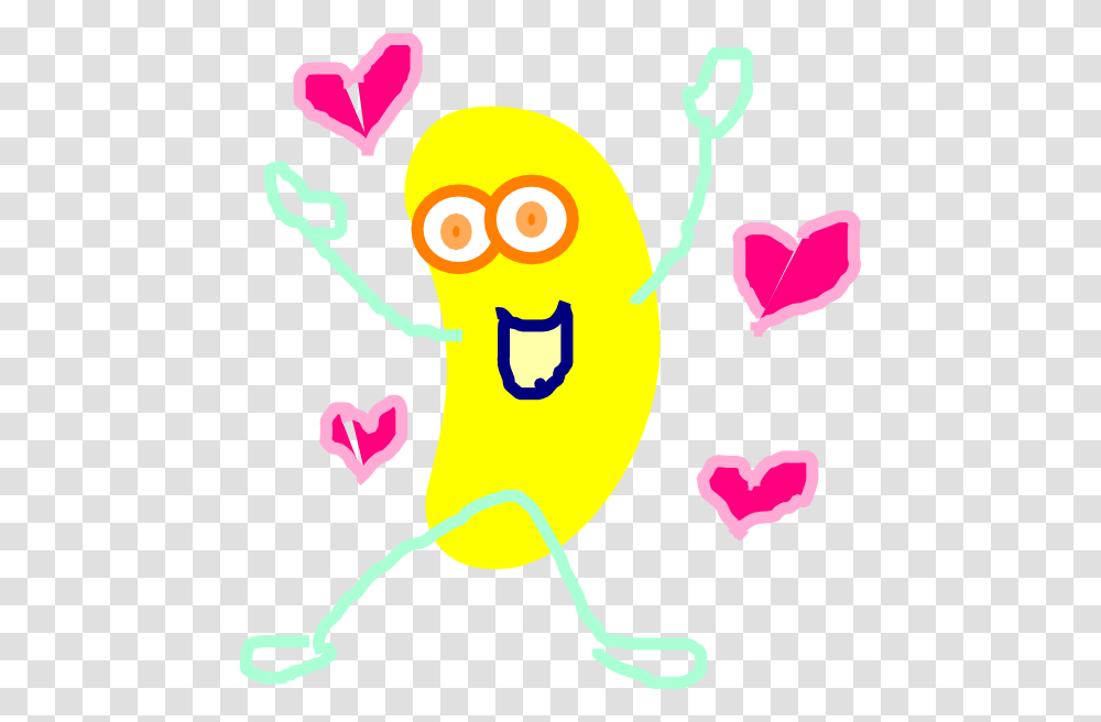 Yellow Jumping Jelly Bean Clip Art, Heart, Dynamite, Bomb, Weapon Transparent Png