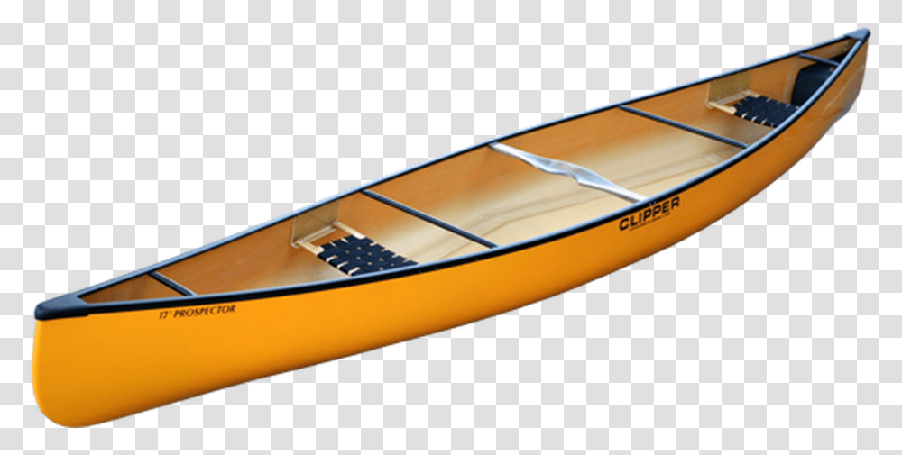 Yellow Kevlar Prospector Clipper Prospector, Canoe, Rowboat, Vehicle, Transportation Transparent Png