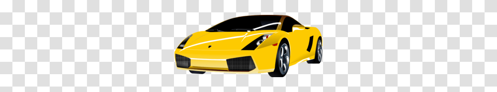 Yellow Lamborghini Clip Art, Sports Car, Vehicle, Transportation, Automobile Transparent Png