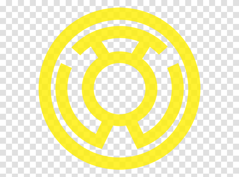 Yellow Lantern Corps Logo, Trademark, Badge, Emblem Transparent Png