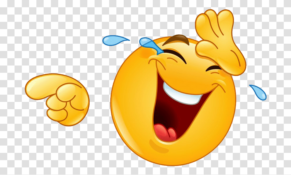 Yellow Laughing Emoji Clipart Laughing Smiley Face, Plant, Food, Fruit, Produce Transparent Png