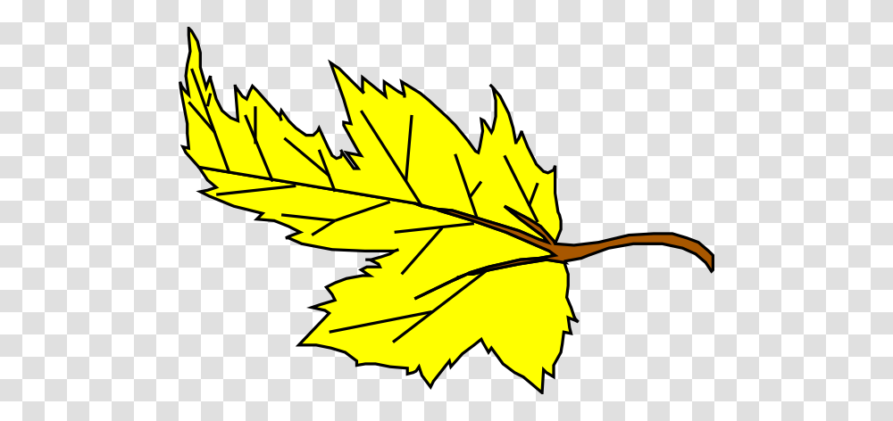 Yellow Leaf Clip Art Free Vector, Plant, Maple Leaf Transparent Png