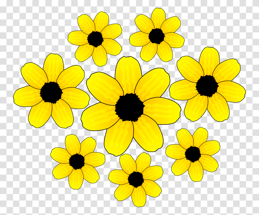 Yellow Leaf Flower Clipart For Web, Plant, Blossom, Petal, Daisy Transparent Png