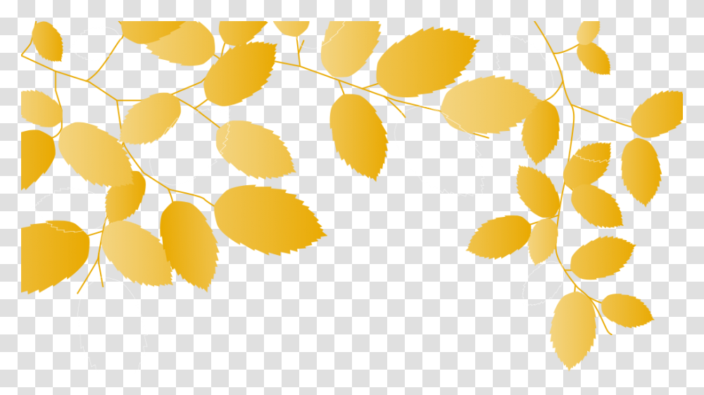 Yellow Leaves Background Download Yellow Leaves Background, Plant, Treasure, Food Transparent Png
